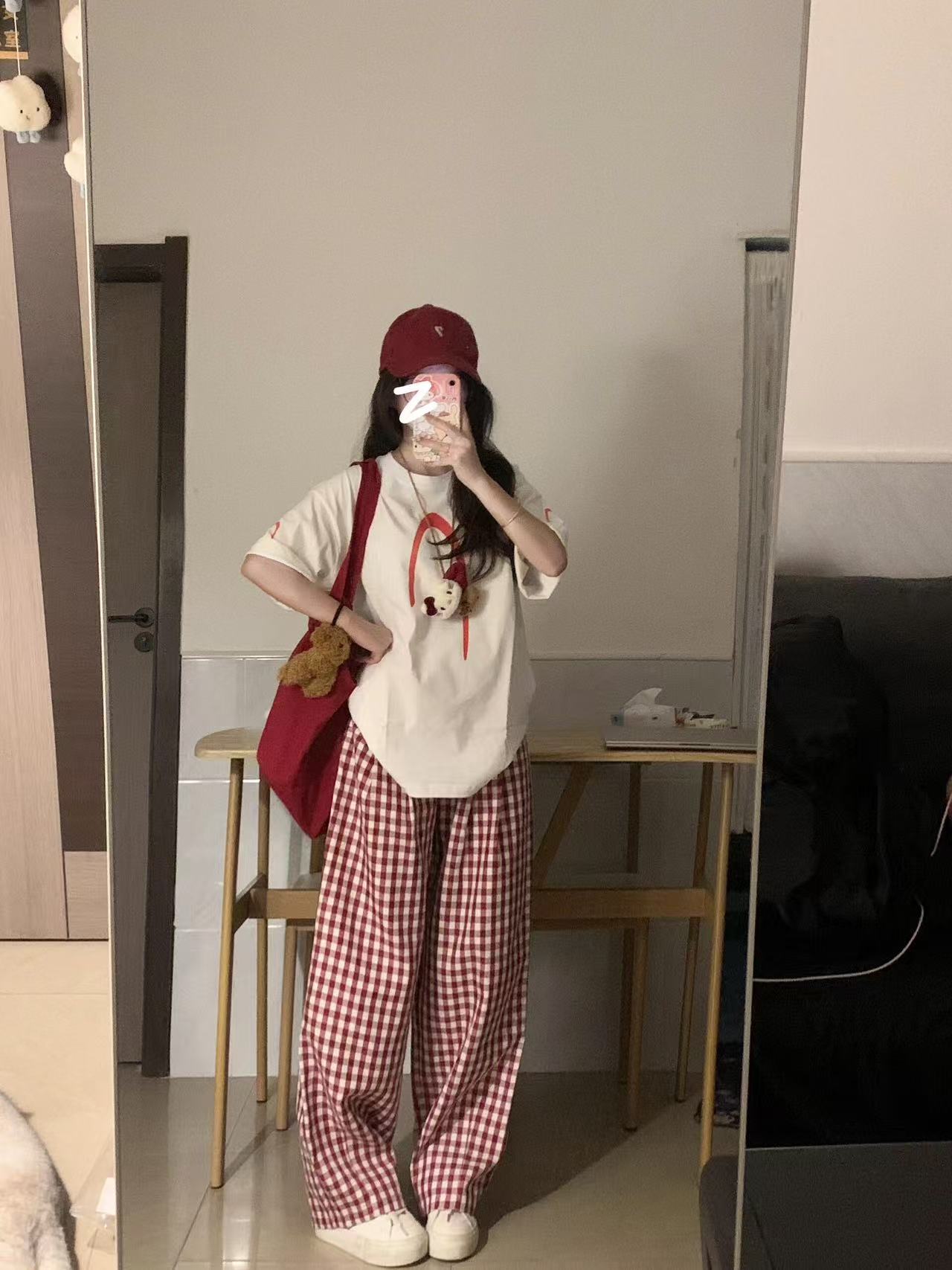 200g combed and tight spun in 2025, pure cotton back bag strip, spring and summer loose shoulder printed short-sleeved T-shirt