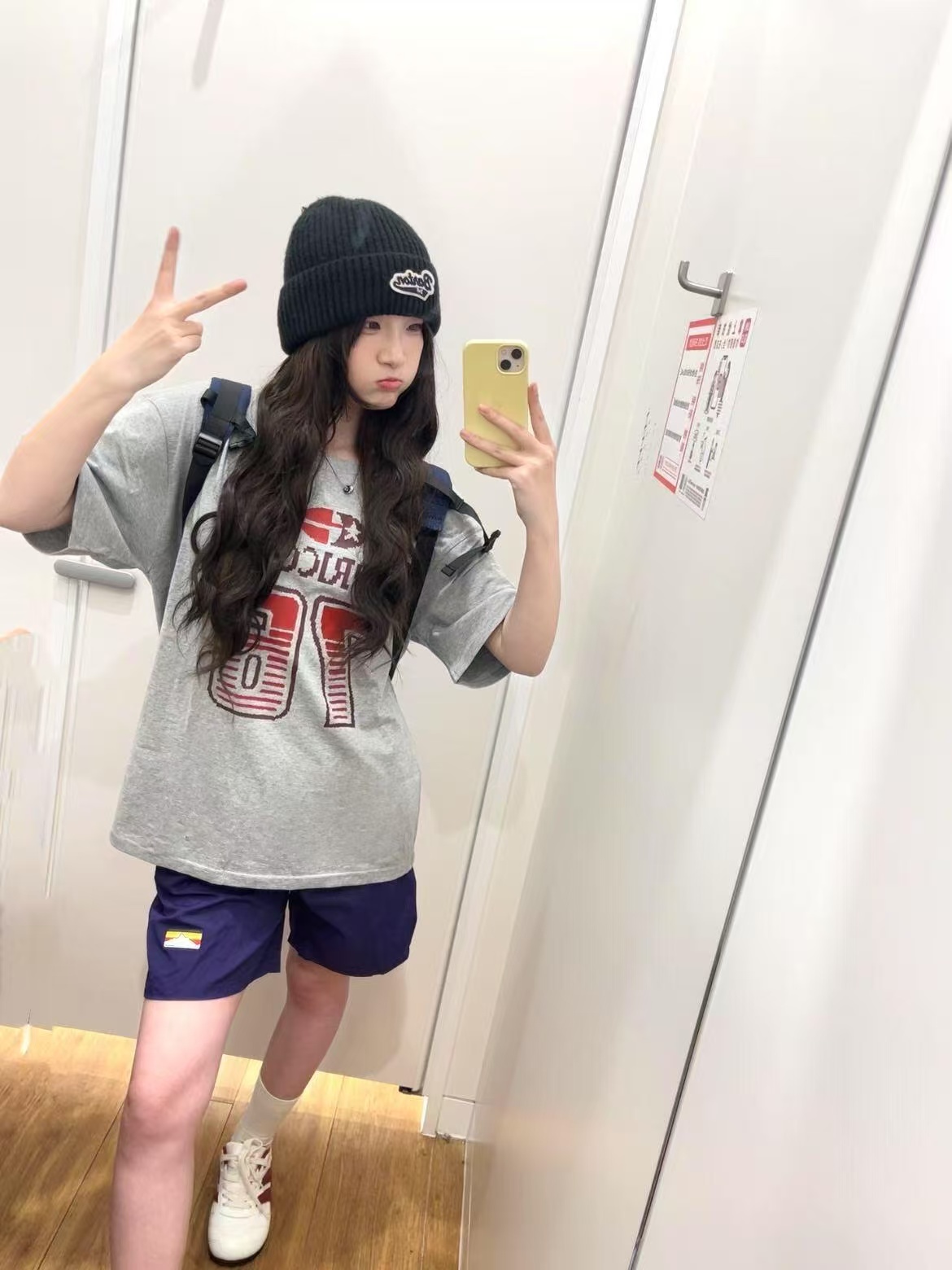 200g combed and tight spun in 2025, pure cotton back bag strip, spring and summer loose shoulder printed short-sleeved T-shirt