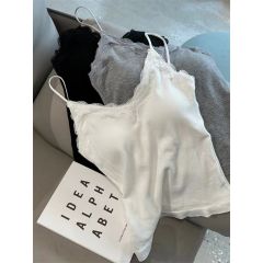 South Korea's Dongdaemun summer new suspender vest with elastic strap chest and outer wear chest-wrapped base beautiful back lingerie