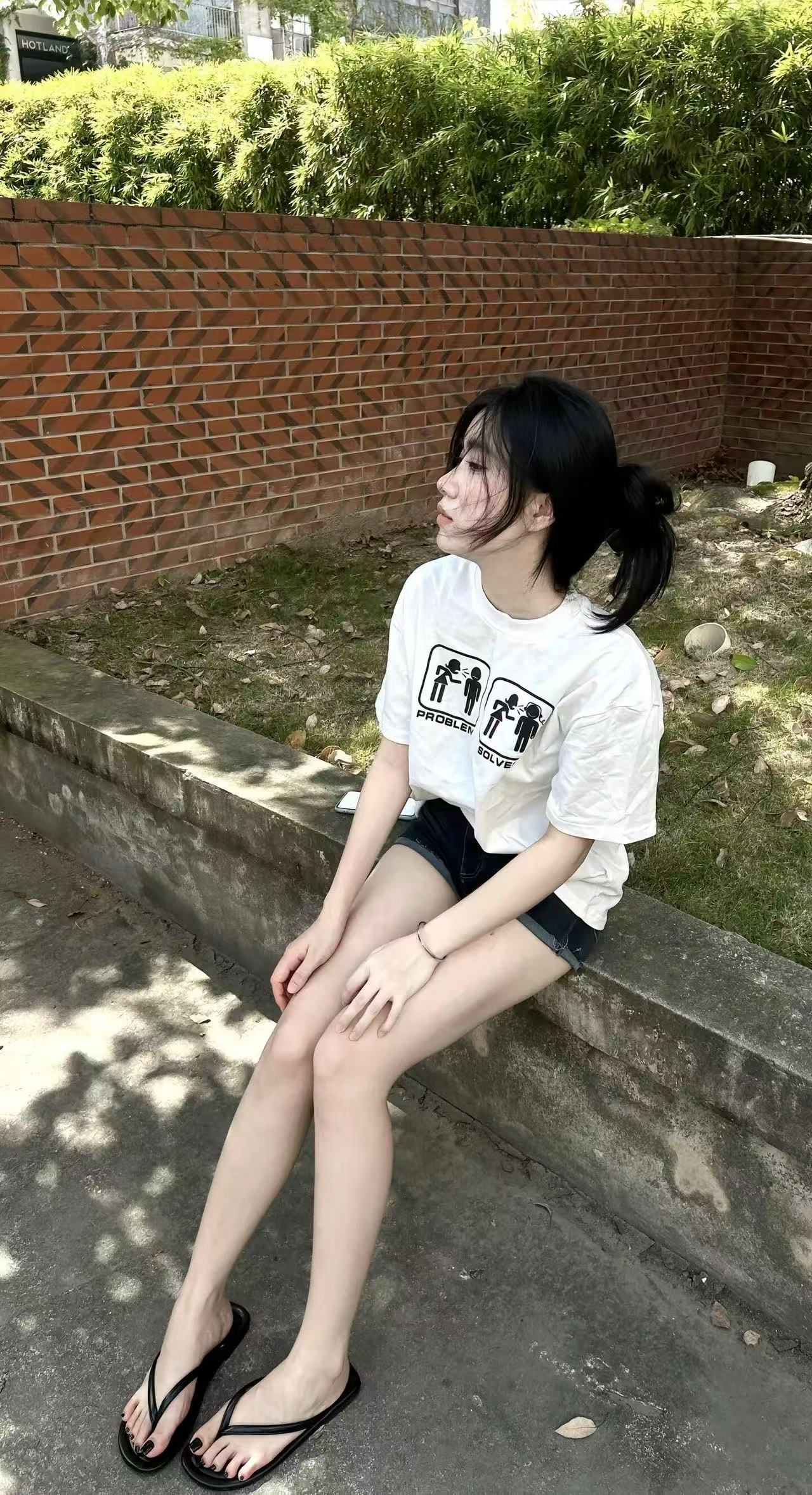 200g combed and tight-fitting sprinkler, pure cotton backpack, spring and summer loose shoulder printed short-sleeved T-shirt