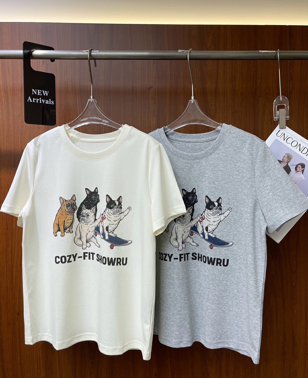 200g combed and tight spun in 2025, pure cotton back bag strip, spring and summer loose shoulder printed short-sleeved T-shirt
