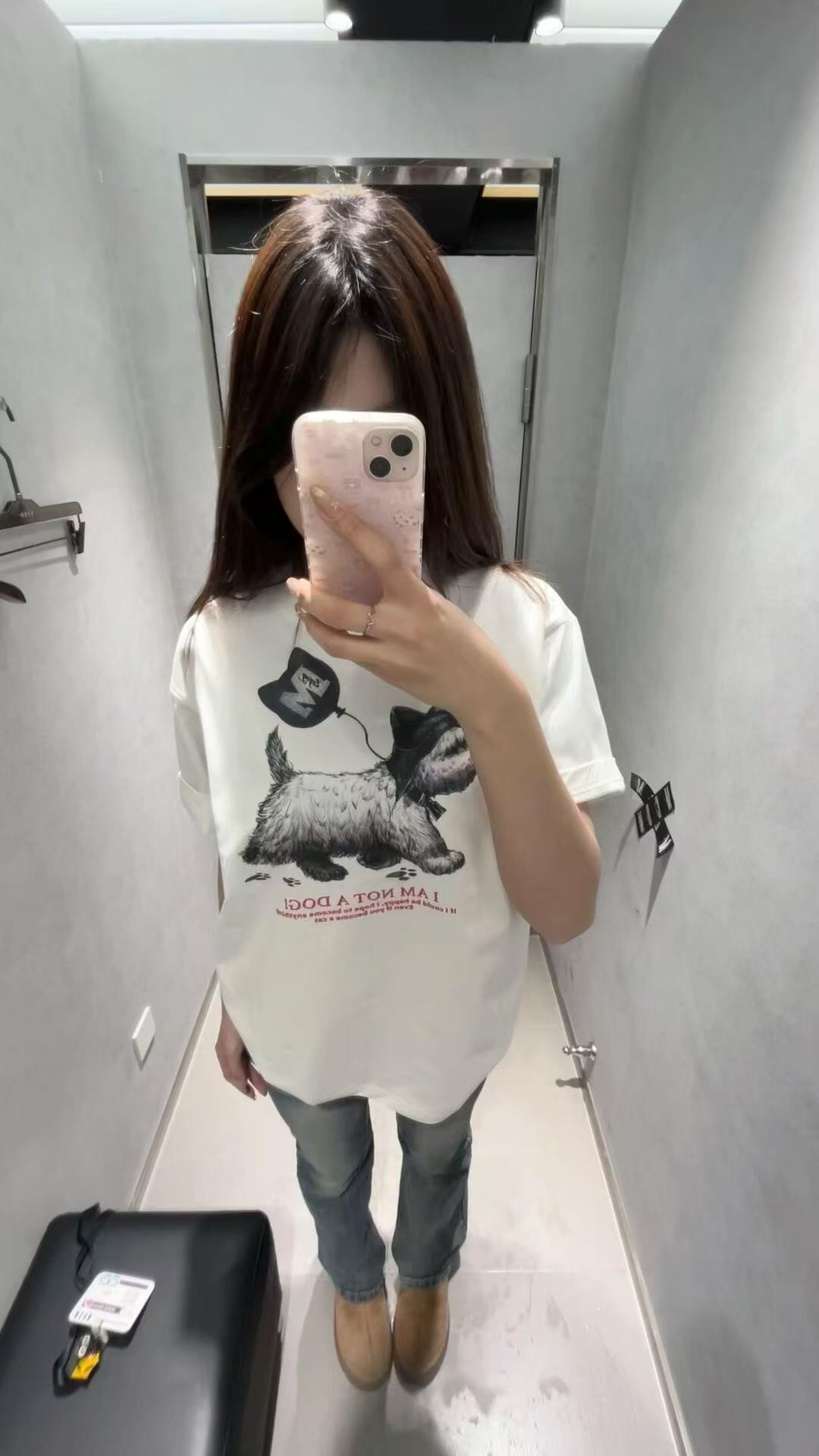 200g combed and tight-fitting sprinkler, pure cotton backpack, spring and summer loose shoulder printed short-sleeved T-shirt