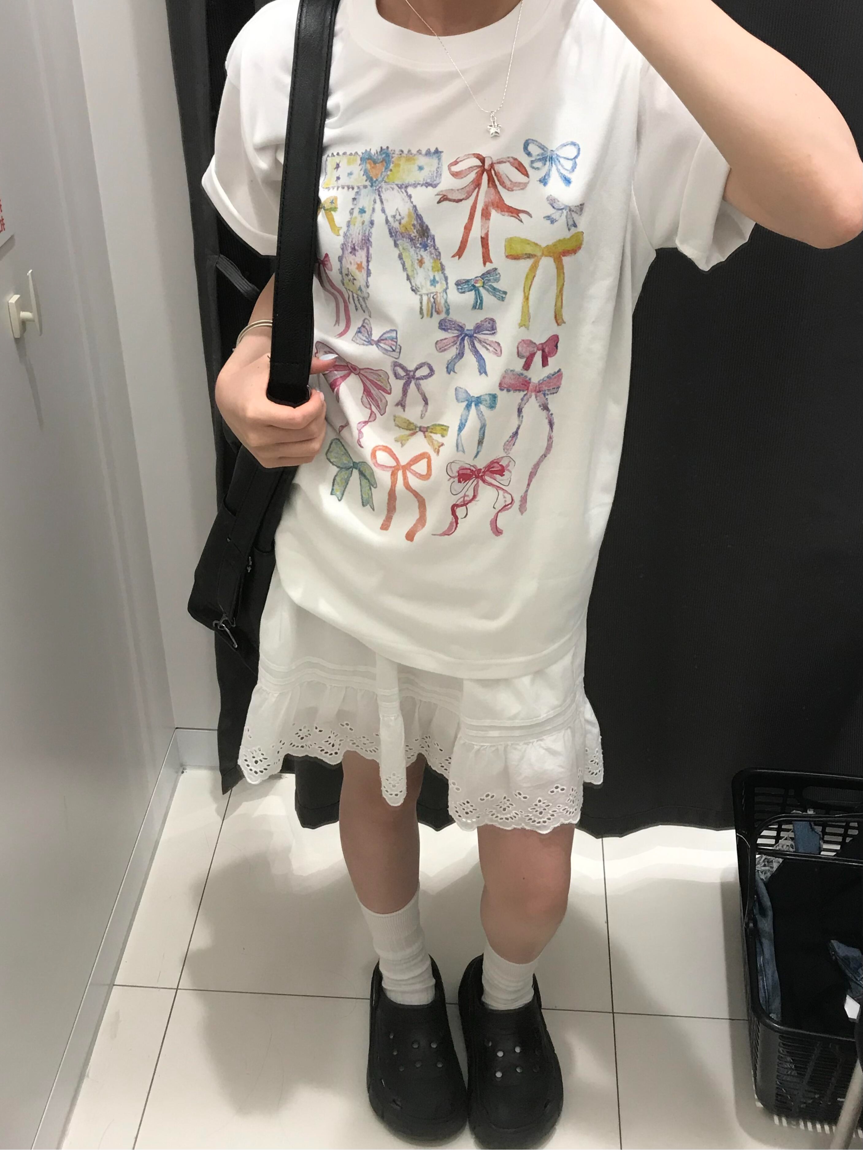 200g combed and tight-fitting sprinkler, pure cotton backpack, spring and summer loose shoulder printed short-sleeved T-shirt