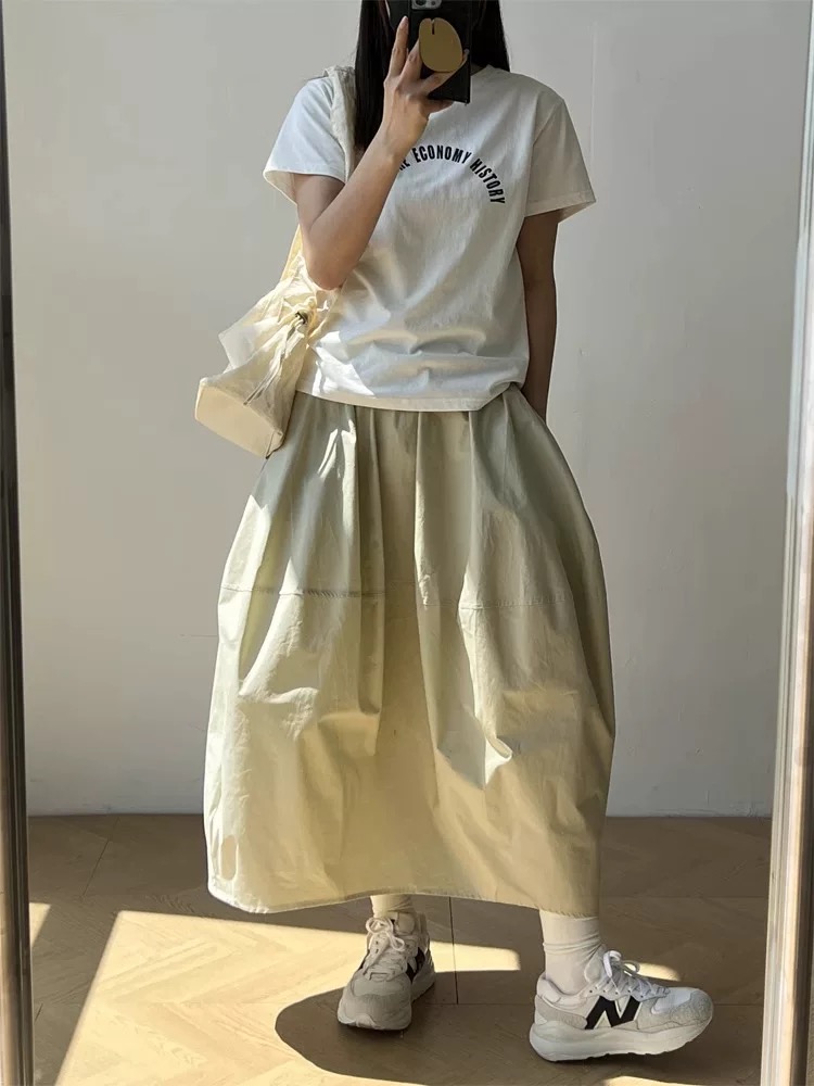 2025 printed front shoulder short-sleeved T-shirt for women in summer new niche American pure cotton slim T-shirt top