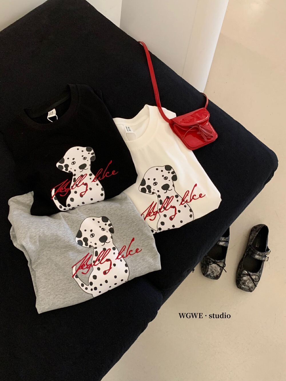 200g combed and tight-fitting sprinkler, pure cotton backpack, spring and summer loose shoulder printed short-sleeved T-shirt