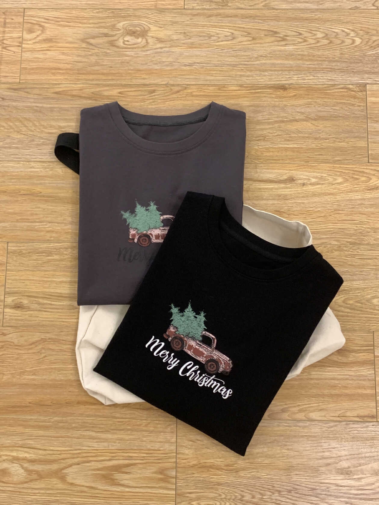 200g combed and tight-fitting sprinkler, pure cotton backpack, spring and summer loose shoulder printed short-sleeved T-shirt