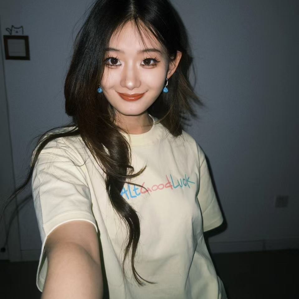 200g combed and tight-fitting sprinkler, pure cotton backpack, spring and summer loose shoulder printed short-sleeved T-shirt