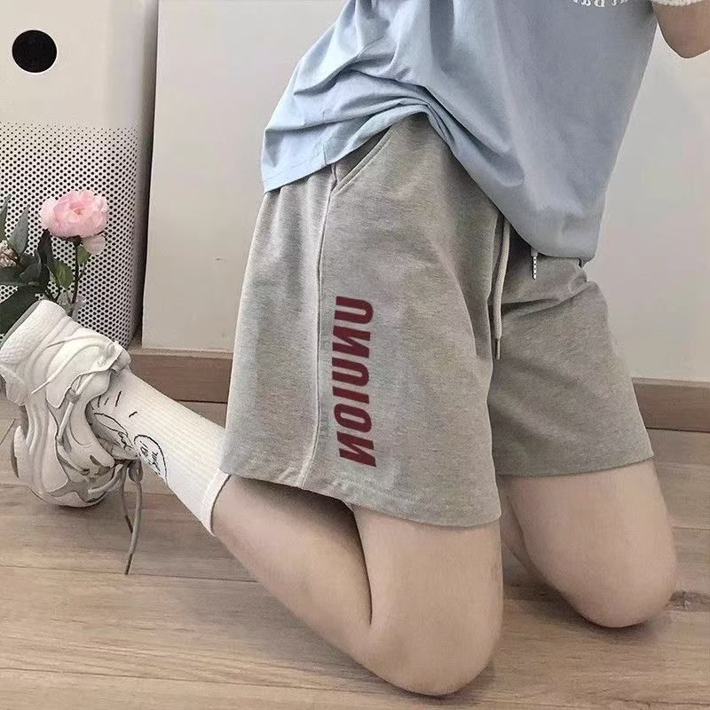 Women's Summer 2025 New Thin Loose Slimming Wide Leg Pants Student Casual Drawstring Ins