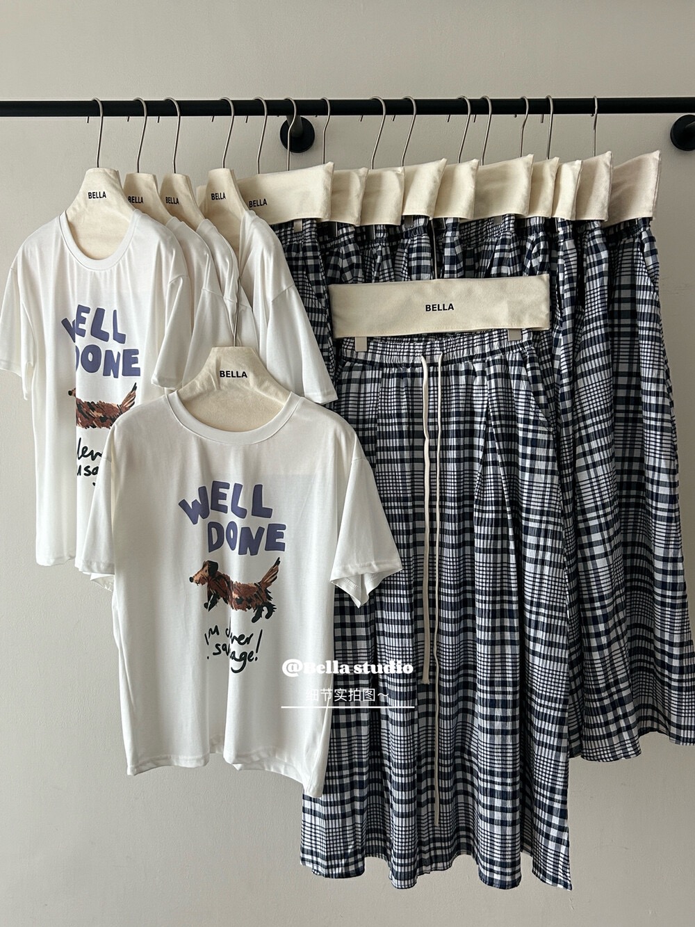 200g combed and tight spun in 2025, pure cotton back bag strip, spring and summer loose shoulder printed short-sleeved T-shirt