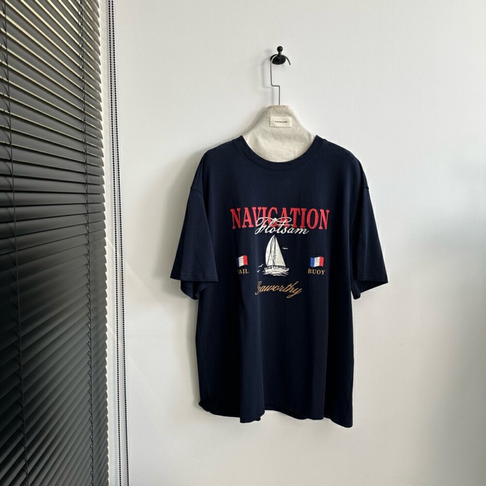 200g combed and tight-fitting sprinkler, pure cotton backpack, spring and summer loose shoulder printed short-sleeved T-shirt