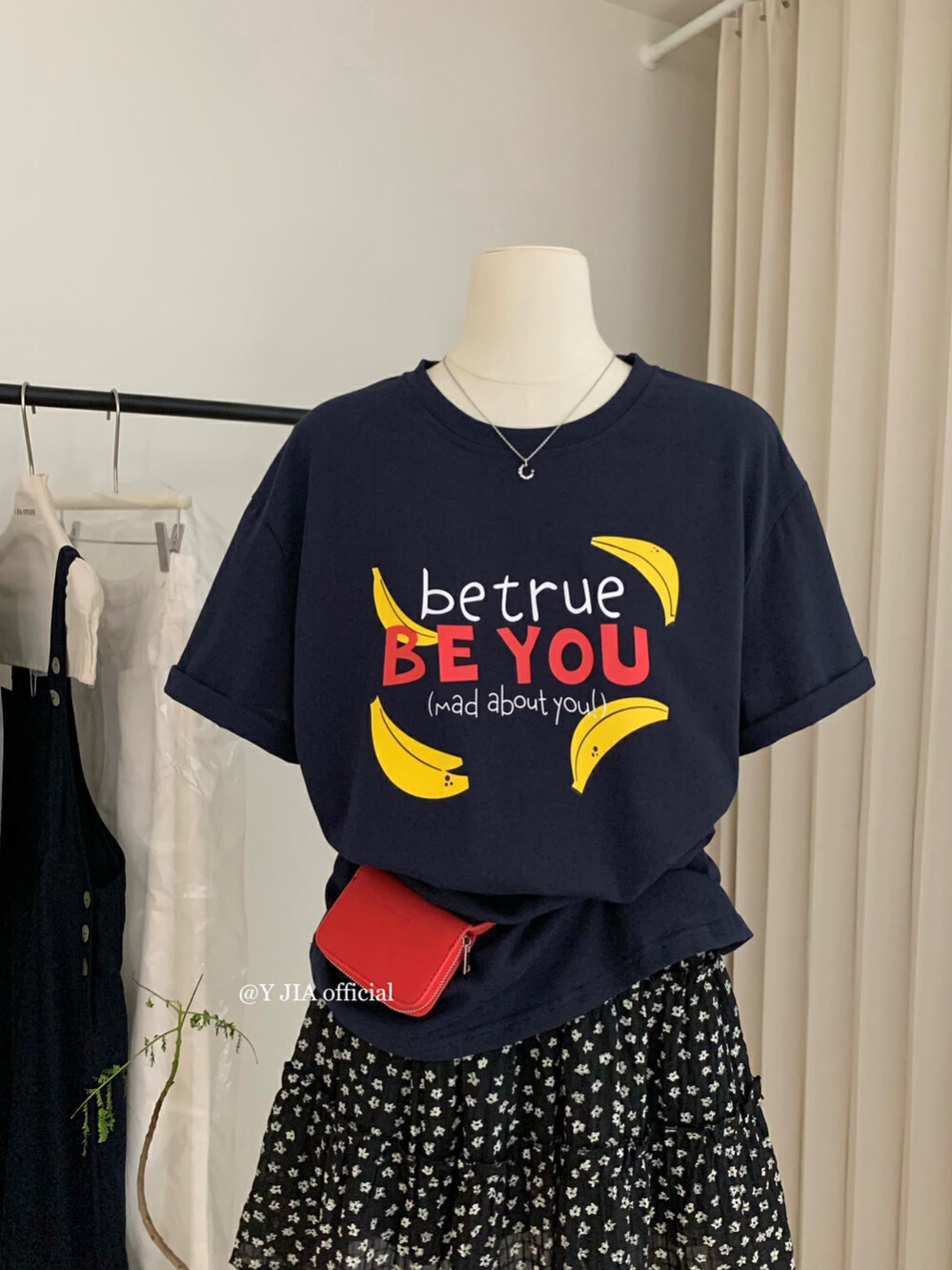 200g combed and tight-fitting sprinkler, pure cotton backpack, spring and summer loose shoulder printed short-sleeved T-shirt