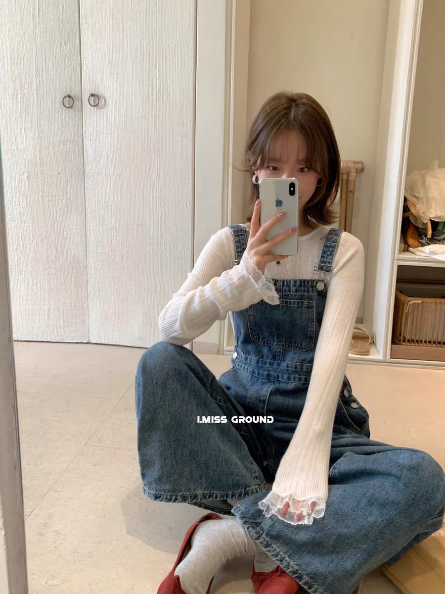 Retro Slimming Belted Pants for Women in 2025 Spring, Versatile Loose Minority Straight Leg Wide Denim Pants