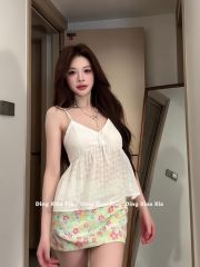 吊帶背心女夏性感辣妹純欲超好看顯瘦無袖外穿小個子上衣