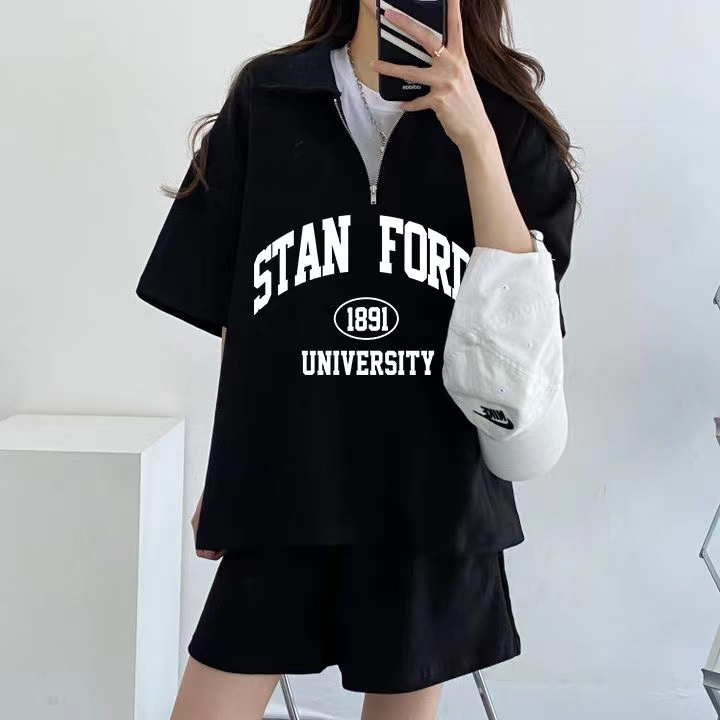 Casual age-reducing shorts shorts fashionable salt two-piece set 2025 new campus style small suit for women
