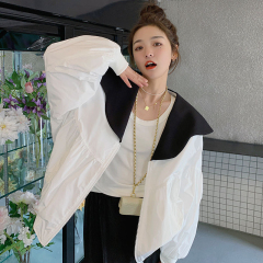 2025 spring and summer new design niche sun protection clothes for women new style loose and slimming baseball uniform jacket trendy