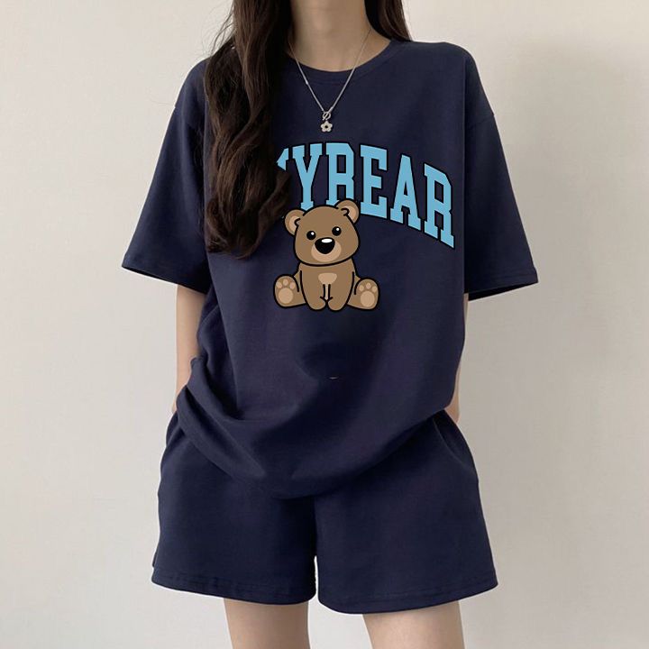 夏季新款休閒跑步夏裝搭配一整套網紅運動服套裝女寬鬆