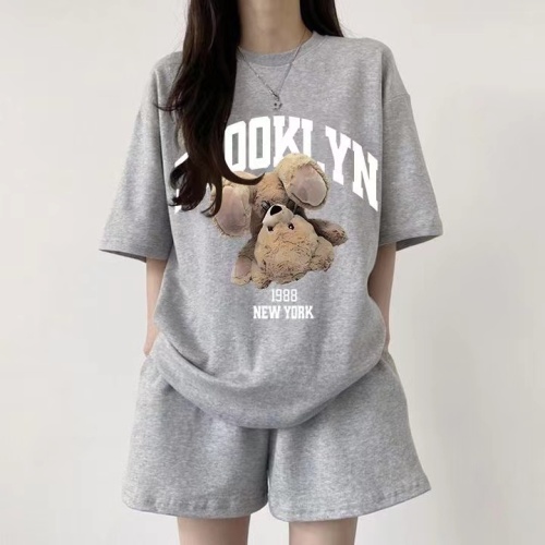 韩版chic时尚套装女减龄夏季休闲运动两件套