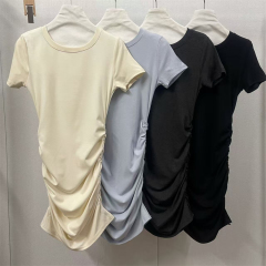 Pure sexy hot girl dress for women in summer 2025 new style waist-hugging and tight tight hip-packing short skirt trendy