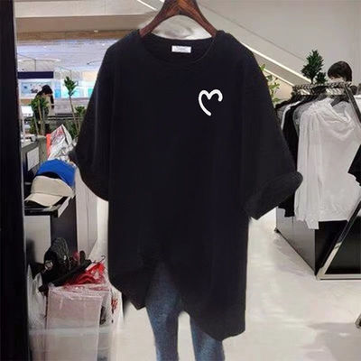 Short-sleeved T-shirt for women loose Korean version ins trend 2025 spring and summer new half-sleeved top ins trend