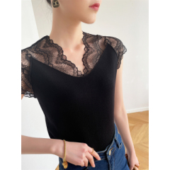 蕾絲小吊帶背心女裝夏季內搭春秋打底洋氣針織外穿ins潮無袖上衣