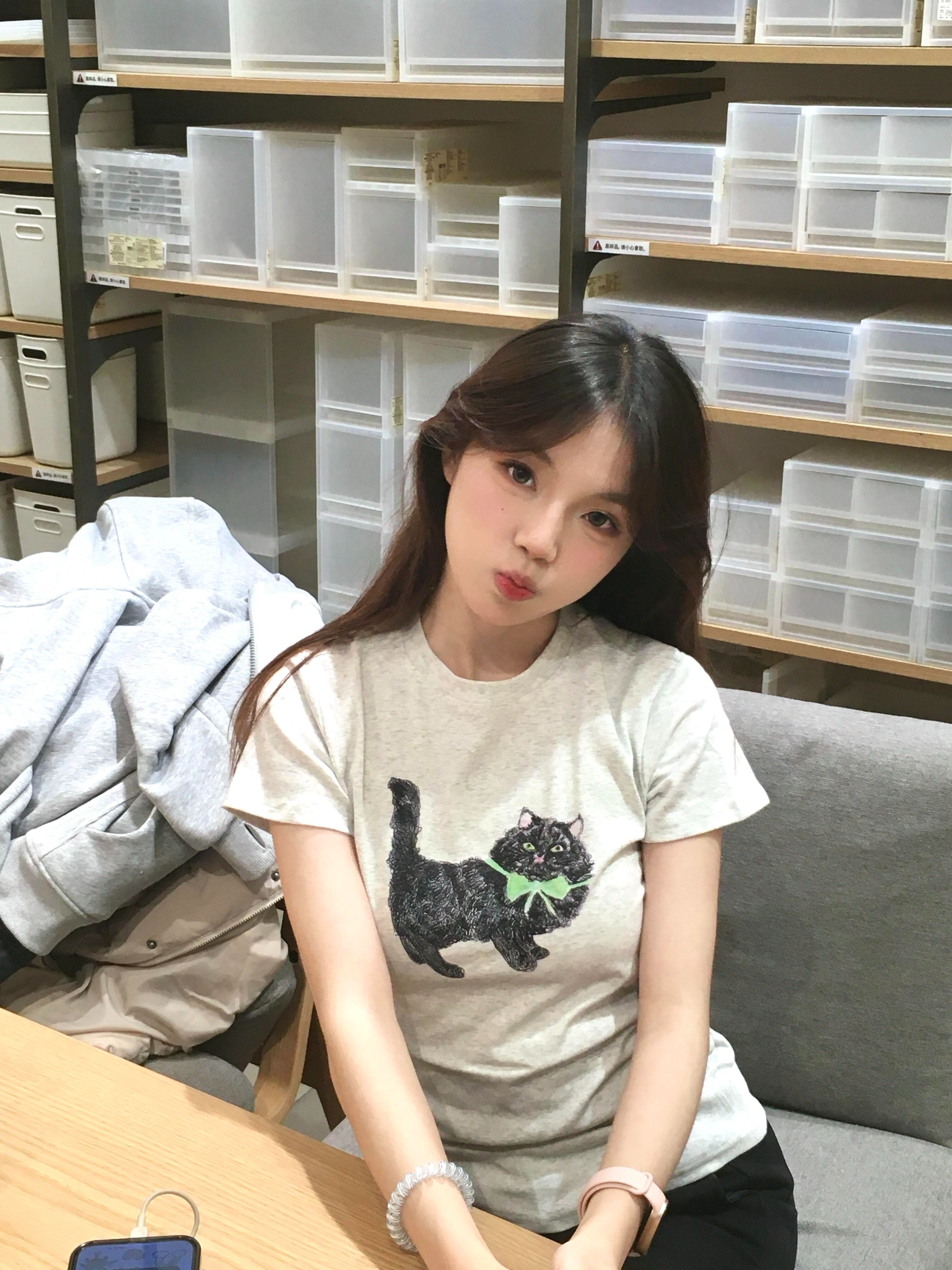 純棉 韓國chic夏季新款韓版修身顯瘦字母印花短袖t恤女百搭上衣潮