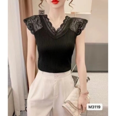 蕾絲吊帶背心女夏2025年新款韓版性感V領打底衫內搭修身上衣