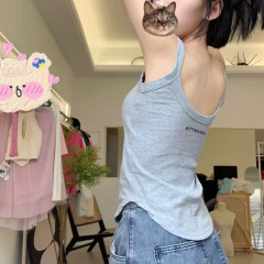 非實拍純欲風美背內搭性感帶胸墊小背心修身顯瘦辣妹外穿吊帶