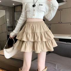 非實拍 蛋糕裙短裙半身裙春裝新款小個子蓬蓬裙小裙子短款潮