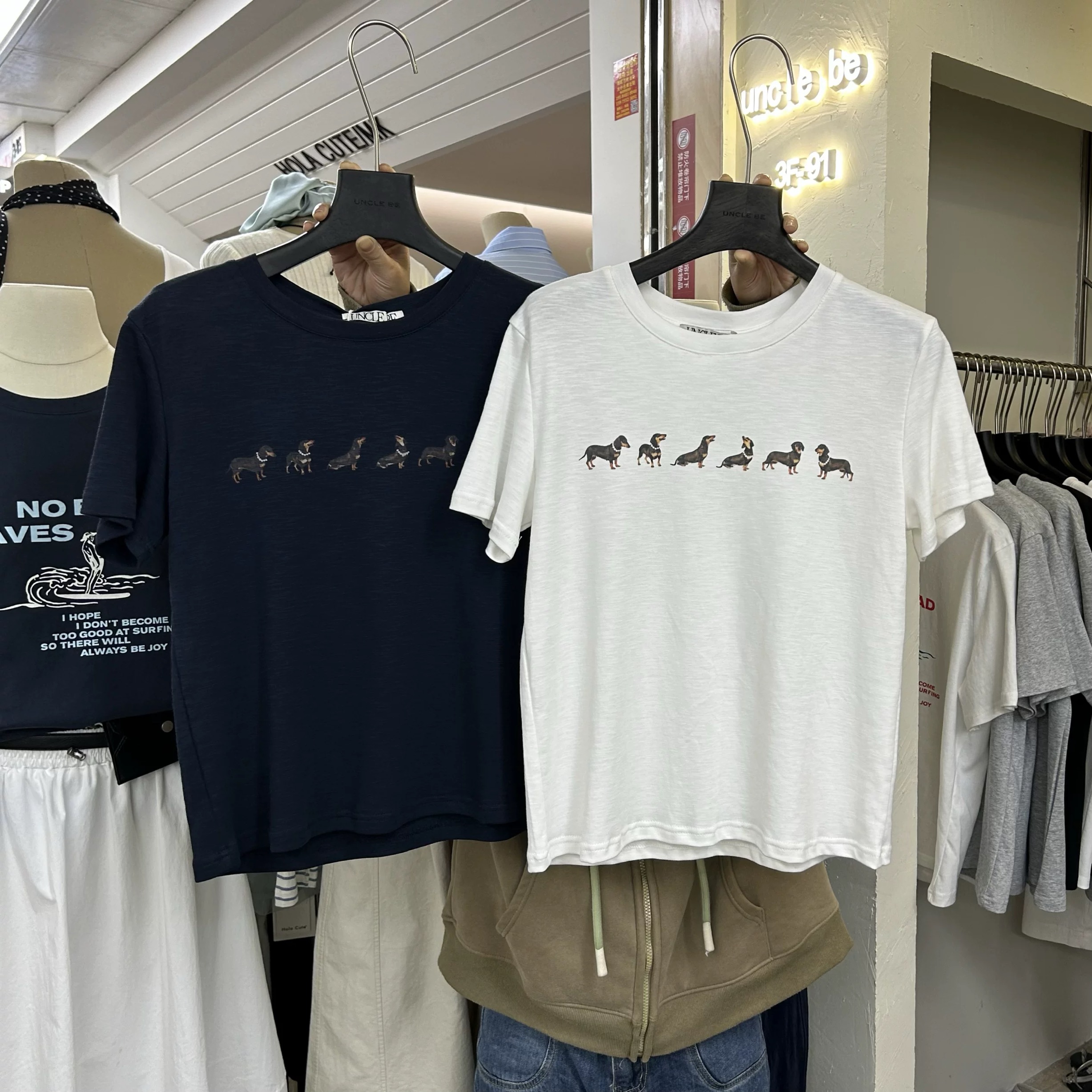 200g combed and tight spun in 2025, pure cotton back bag strip, spring and summer loose shoulder printed short-sleeved T-shirt