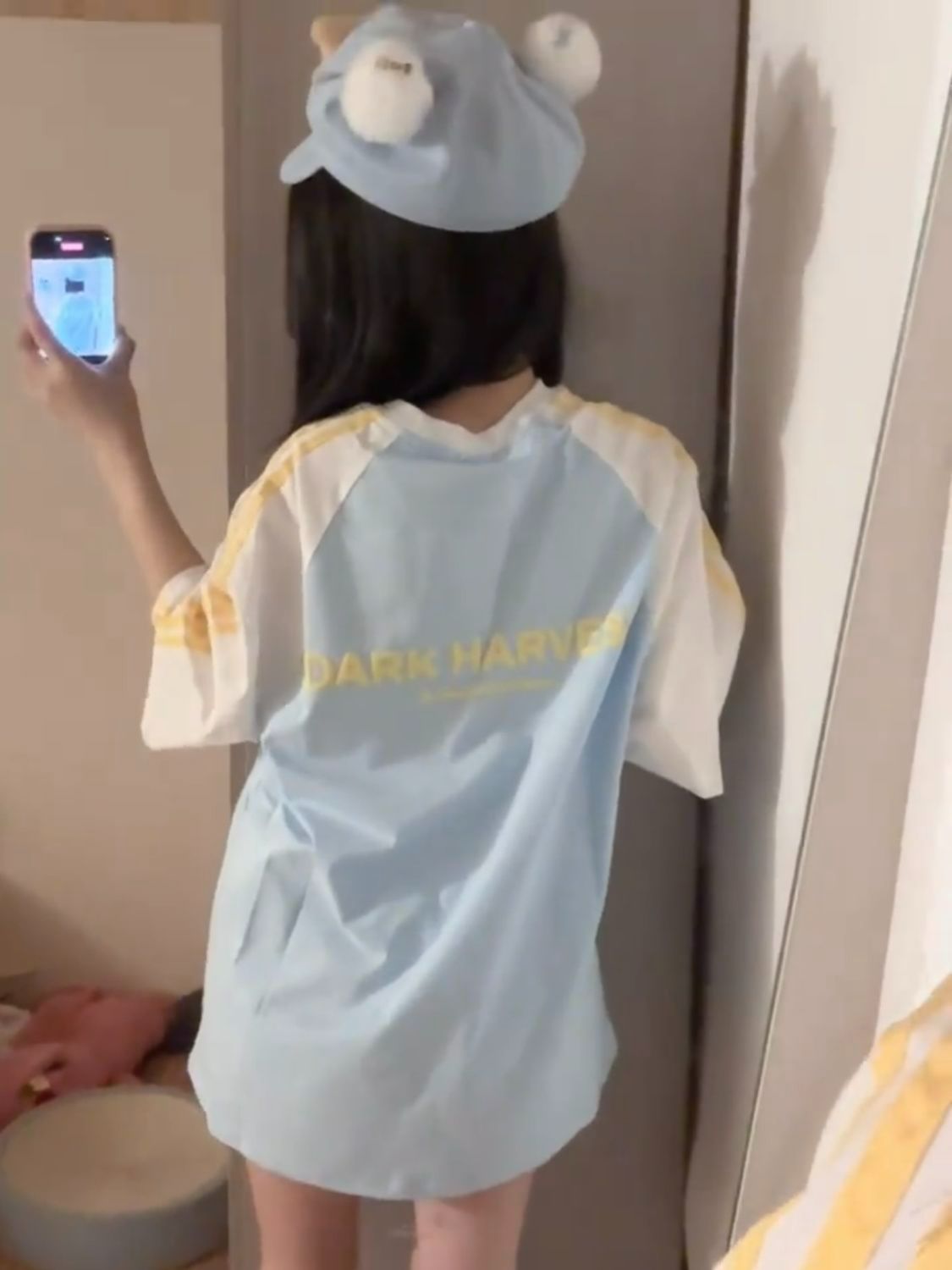 純棉 韓國chic夏季新款韓版寬鬆字母刺繡短袖t恤女百搭上衣潮