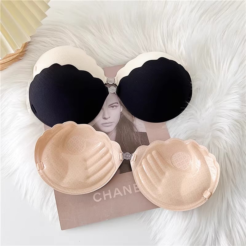 Real-life price~Silicon invisible breast patch gathered with wedding dress, beach backless support, anti-slip dress, traceless breast patch