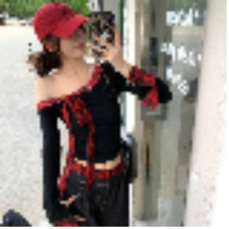 Black plaid spliced ​​bow slanted shoulder T-shirt for women in autumn and winter sweet hot girl off-shoulder base shirt underwear