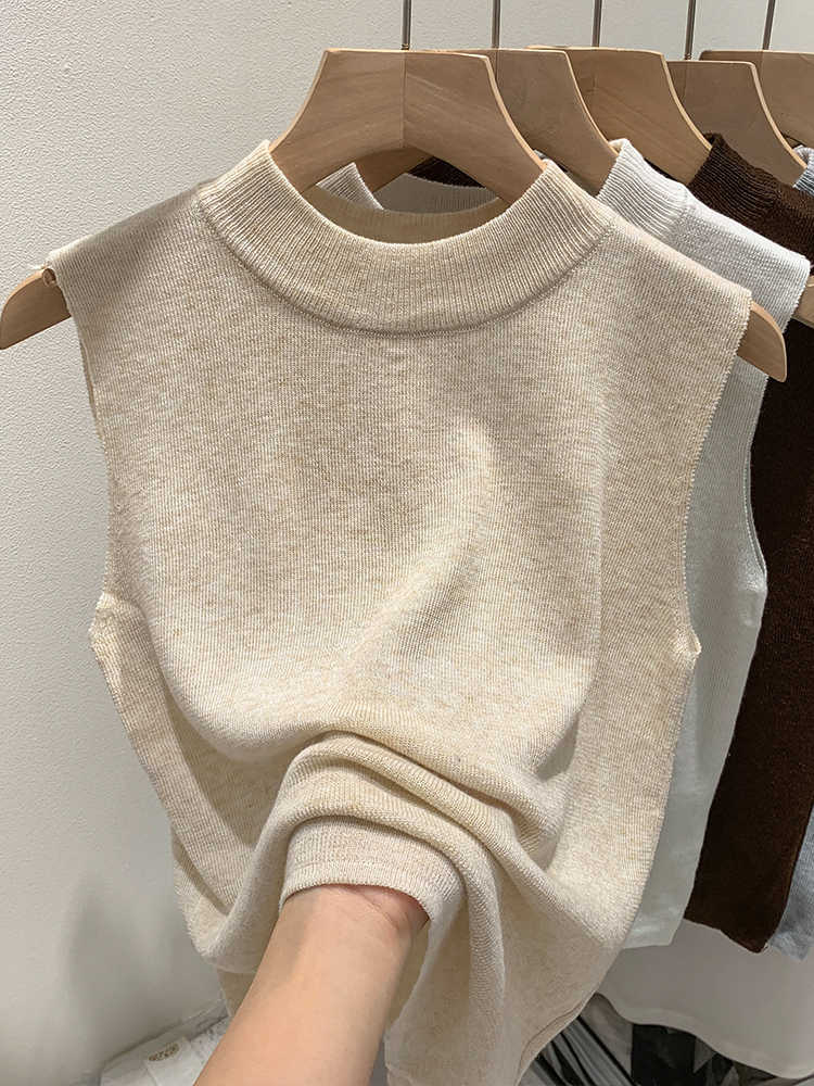 Original cool, loose, high-end and beautiful sleeveless knitted vest for women's summer new style tops are super good