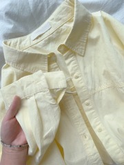 Korean blue sun protection bottoming shirt for women in summer 2025 new shirt with small underwear jacket