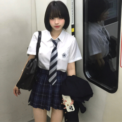 Hua Qianzhu Original Sakuragi North shirt College style multi-color long and short-sleeved shirt jk uniform embroidered top