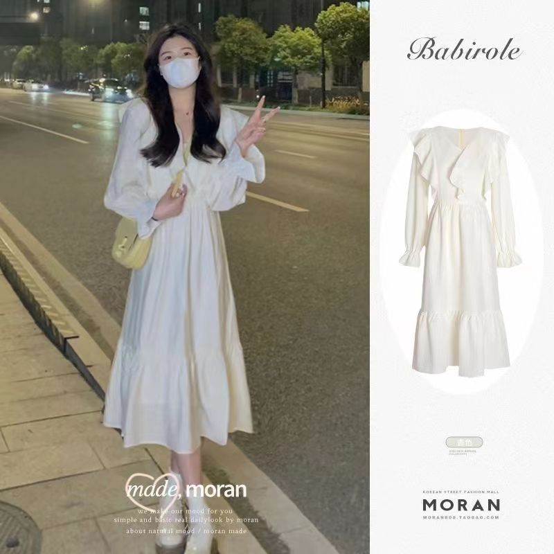 Elastic wrinkle pair white high quality with inner lid with zipper elastic elastic waist long sleeve ruffle inner skirt