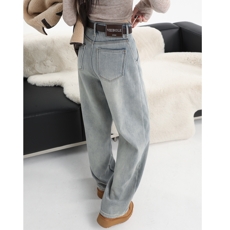 I will do my best, and wear a machete "pants" to do everything in the world!  Niche design high waist slimming straight trousers lengthened