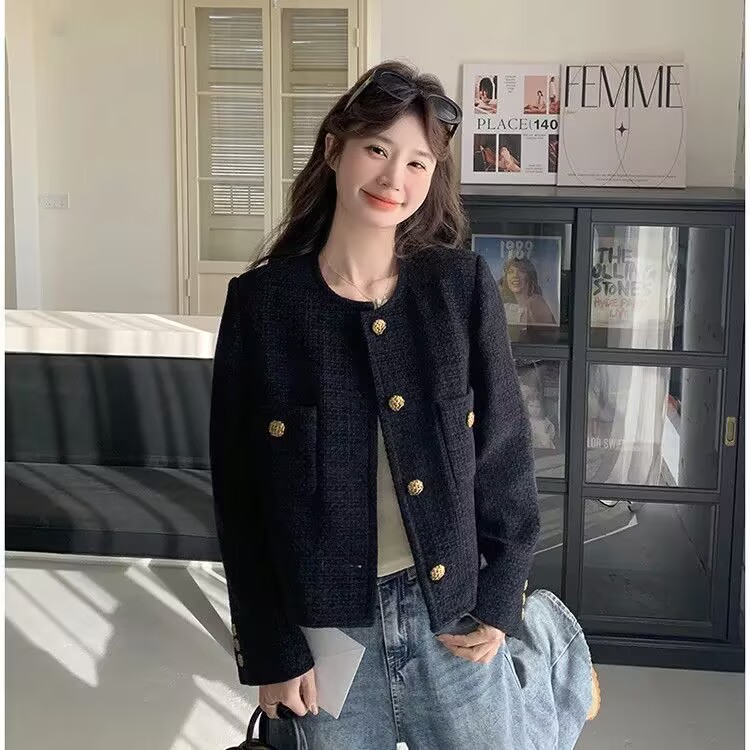 法式小香風外套女2025春秋新款高級感超好看名媛氣質短款外穿上衣