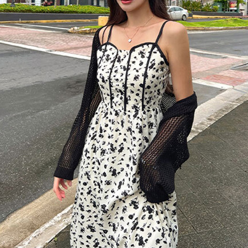 Original large size Korean style lace-up ice silk knitted sweater hollowed out slightly transparent sexy short shawl solid color cardigan sweater