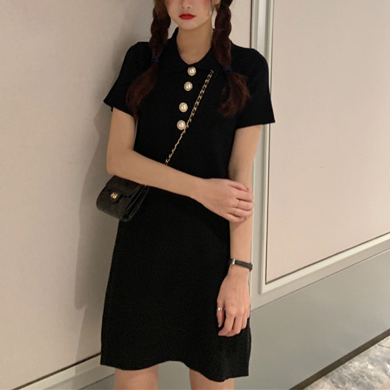 Shipped Dress for women 2025 new summer design niche fashion small fragrance style knitted skirt