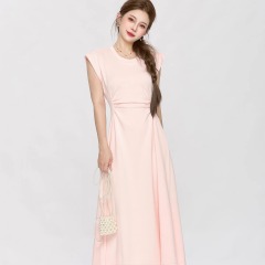 Shipped Dresses Women's Summer 2025 High-end Temperament Long Skirt Slim Sleeveless Vest Skirt