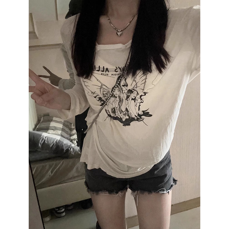 Shipped French retro slimming sunscreen shirt high-end hot girl
