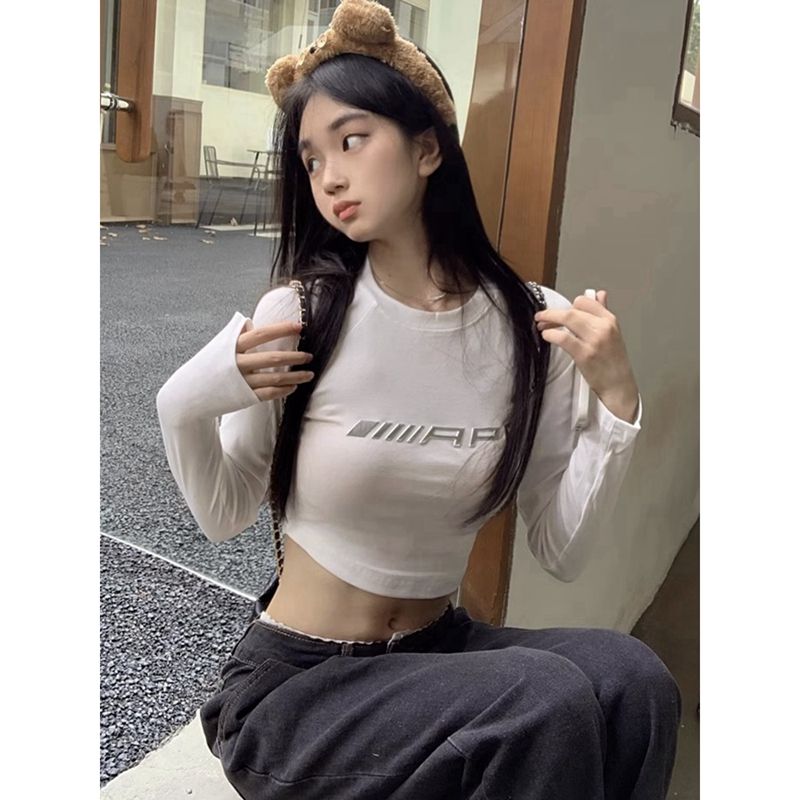 Shipped Niche Slim T-shirt Women's Long Sleeve Base Shirt
