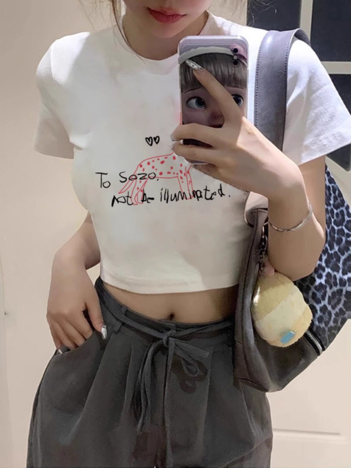 1*1 pure cotton, high elastic new summer short-sleeved short style with high-waisted pants, slim and fashionable top