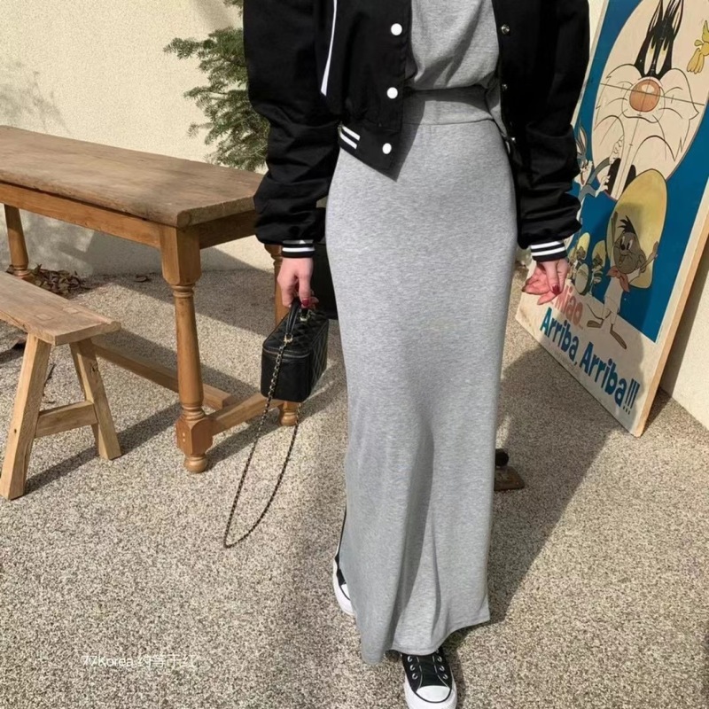Female high waist super slim hip-pack skirt spring and autumn sexy tight back slit one-step skirt