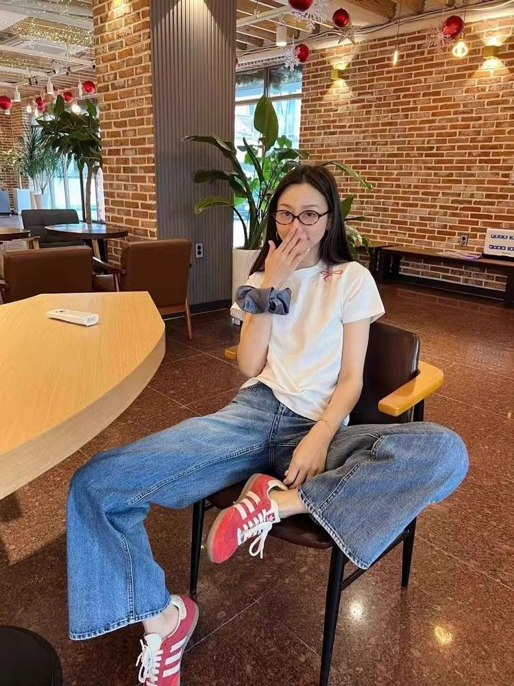 Short printed cute short-sleeved T-shirt for women's summer round neck top