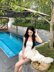 Real shot Enlier's skirt with tensile multi-layer tail irregular ruffled wavy half-body cake skirt for women