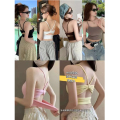 Non-real photo yoga underwear shock-proof gathering suspender sports with chest pad running Pilates fitness vest