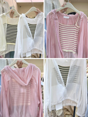 Women's Long Sleeve Hooded Loose Summer Sun Protection Top, UV Protection Outerwear from Dongdaemun, South Korea, 2025