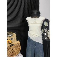 2/12 20:00 titi小姐姐白山茶花事純欲掛脖手工鈎針花朵抹胸